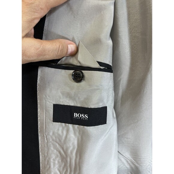Hugo Boss Guabello‎ BIOtech Mens Black Sports Coat/Blazer. 2 Button Front. 42R - Picture 9 of 10